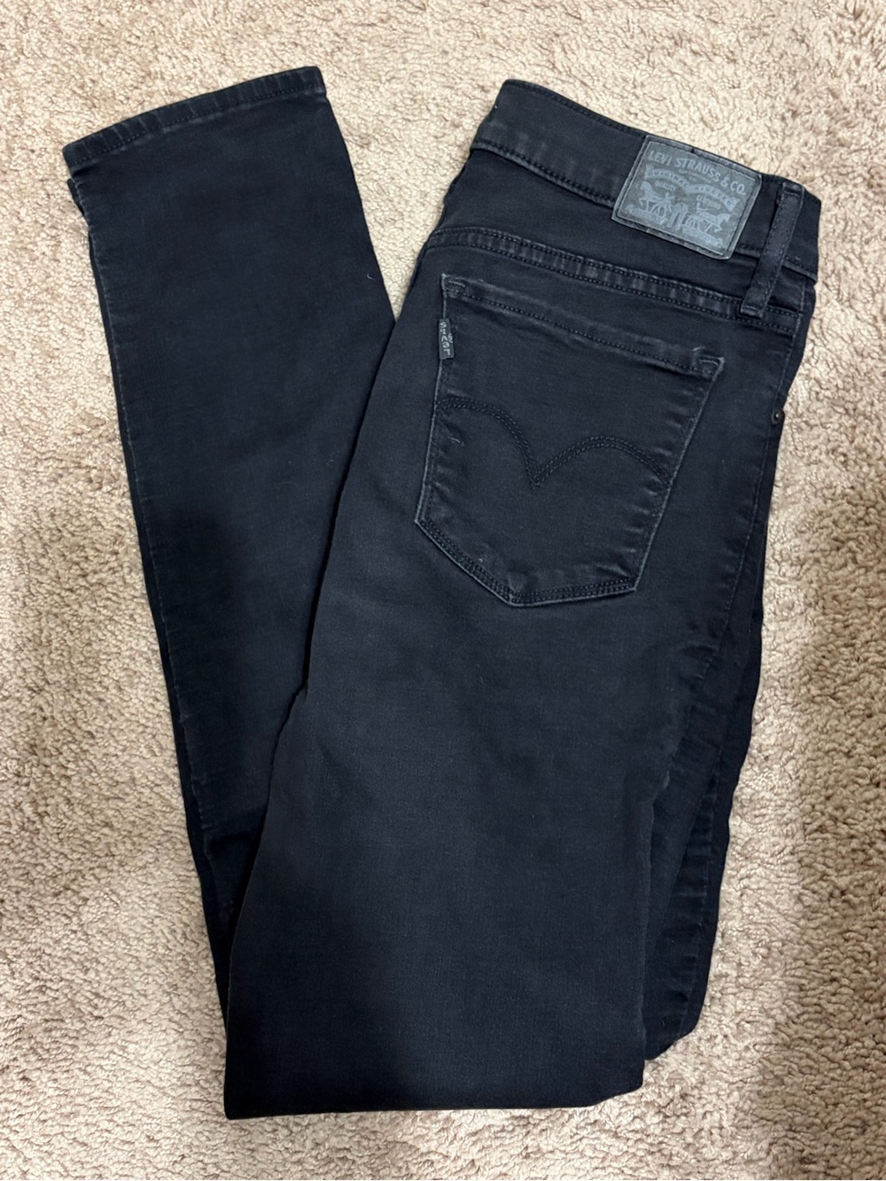 Levi's Black 311 Shapping Skinny Jeans (131)